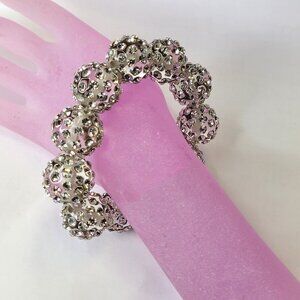 Crystal Stretch Ball Bracelet